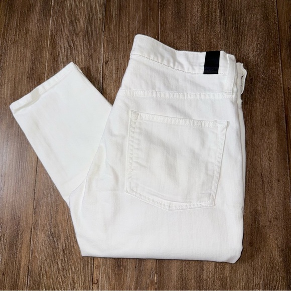 Vince Mason Relaxed Rolled Cuff white Jean Size 27 - Picture 4 of 11